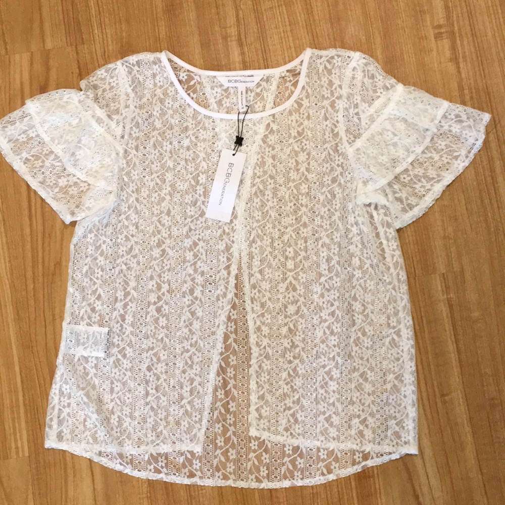 BCBGenreation white blouse